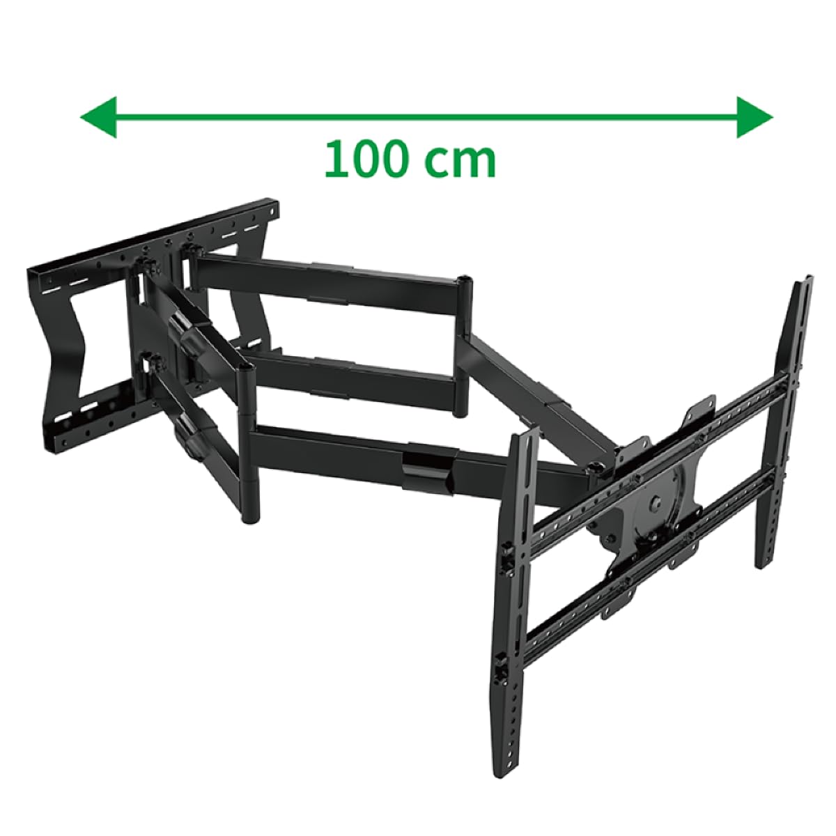 XTRARM TiTon Double 100 cm TV supporto da parete, fino 100 pollici 80kg 600x400mm