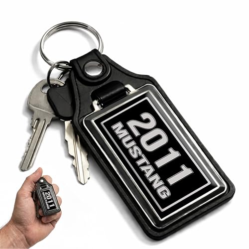 Image of Brotherhood Car Key Chain for Mustang - Classic Models Keychain for Men and Women Gift Key Ring