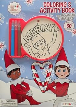 Paperback Elf on the Shelf Coloring and Activity Book with Ornament & Markers Book
