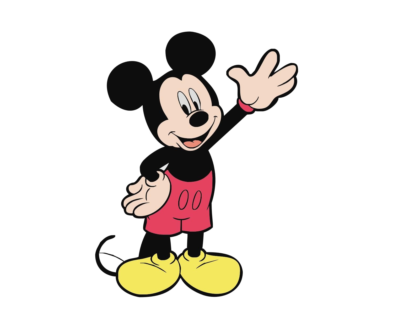 Mickey Mouse Wall Sticker for Home – Self-Adhesive Vinyl Decor for Kids Room, Bedroom & Living Room | SD Decals (Green)-image-33