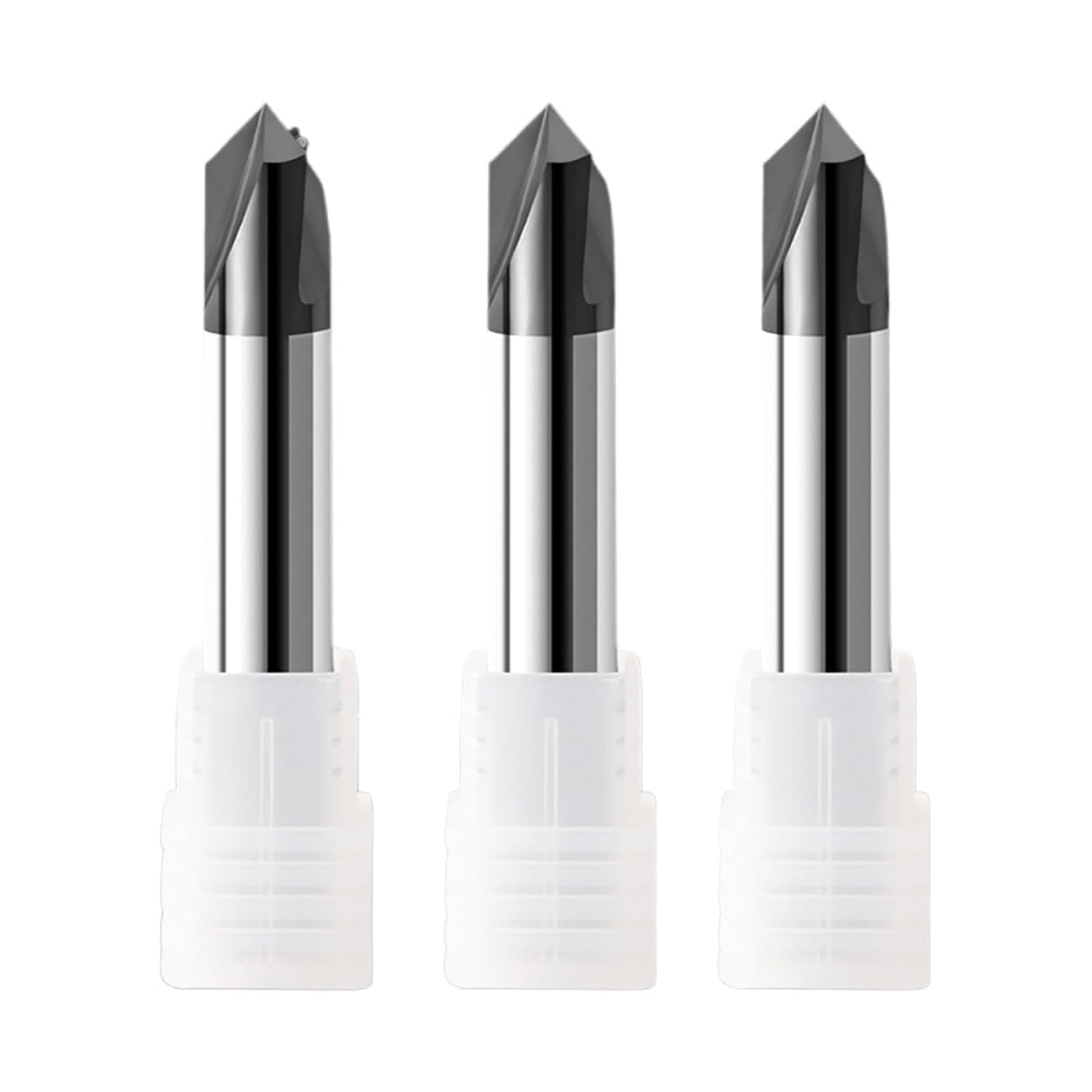 60° 90° 120° Chamfering Milling Alloy Carbide Endmill 3 Flute Chamfer End Mill 1pcs(8X50LX120R)