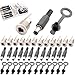 RUNCCI-YUN 12 Stück DC 12V-30V 5,5 X 2,1mm DC Power Jack Socket Set,5 A Buchse Panel Mount Niedervolt Steckverbinder mit 12Stück Gummi Schutzklappen 12Stück 5,5 x 2,1 mm DC Stecker Buch mit günstig Kaufen-RUNCCI-YUN 12 Stück DC 12V-30V 5,5 X 2,1mm DC Power Jack Socket Set,5 A Buchse Panel Mount Niedervolt Steckverbinder mit 12Stück Gummi Schutzklappen 12Stück 5,5 x 2,1 mm DC Stecker