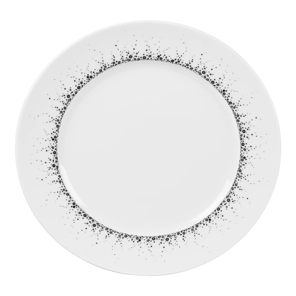 Table Passion - Assiette plate Boréalis gris 27 cm (Lot de 6)