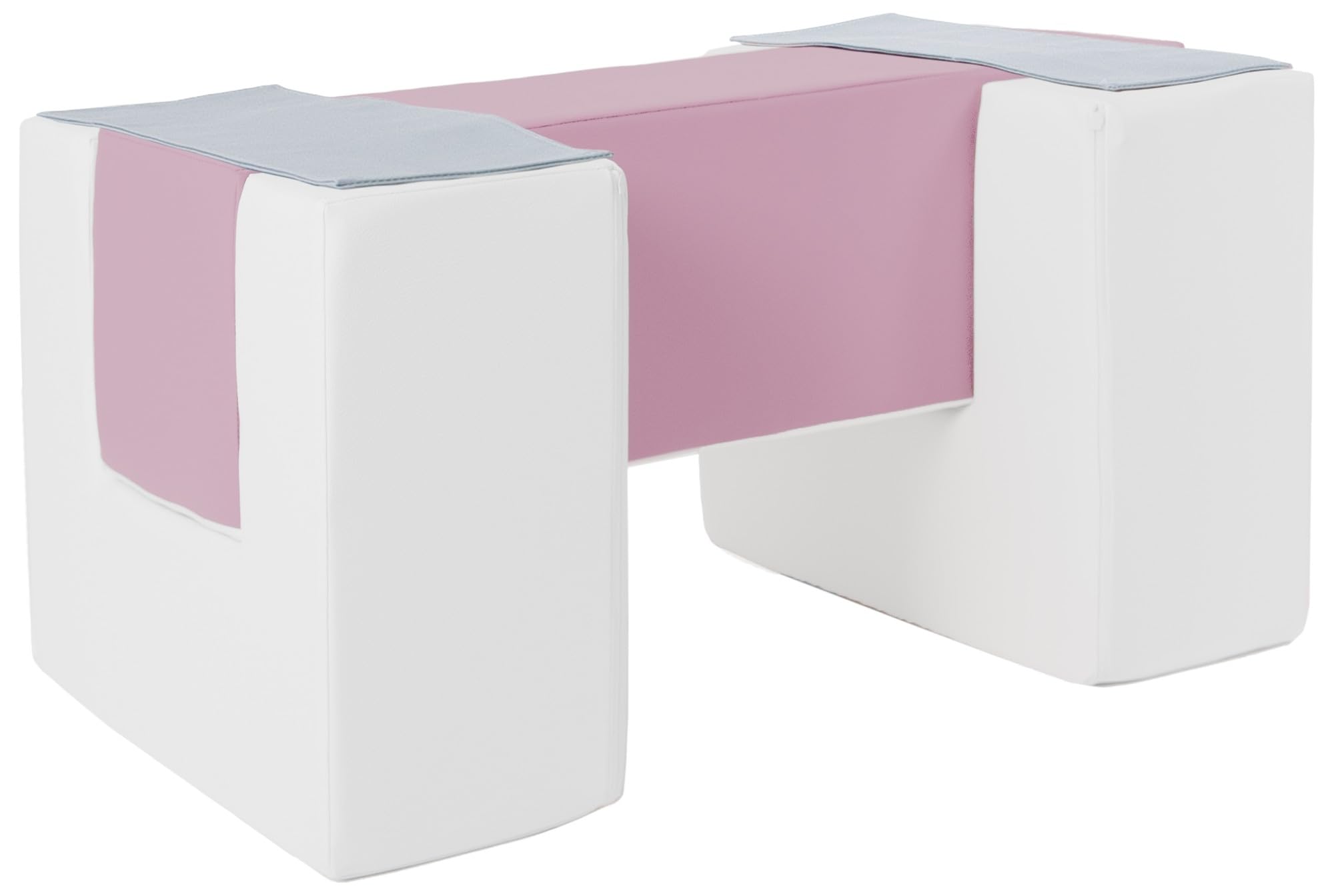 Velinda Footbridge-V, 3 blocks, soft play, indoor, outdoor, play, rehabilitation (colour: white, grey, purple) — image 1