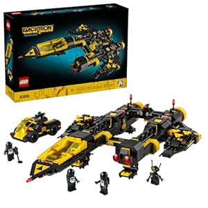 LEGO Icons Blacktron Renegade – DIY Kit for Adults 18+ – Building Blocks for Men and Women – Collectible Set for Adult Fans – Creative Gift Idea for Birthdays – 10355