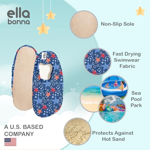 Ella Bonna Baby Water Shoes Quick Dry Girls Boys Sea Slippers Infant Beach Pool Socks Toddler Swim Aqua Months4
