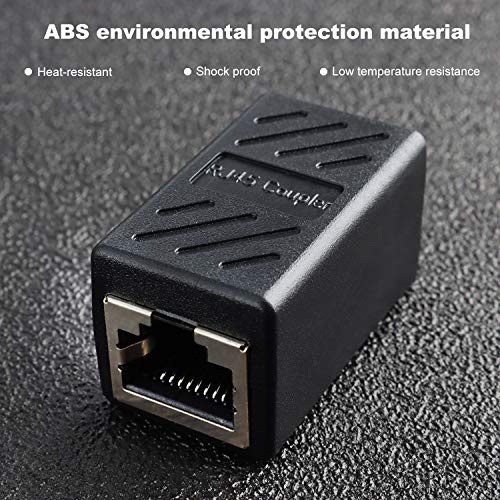 Acoplador RJ45 hembra a hembra Cat7 Cat6 Cat5e 5 unidades miniatura 6