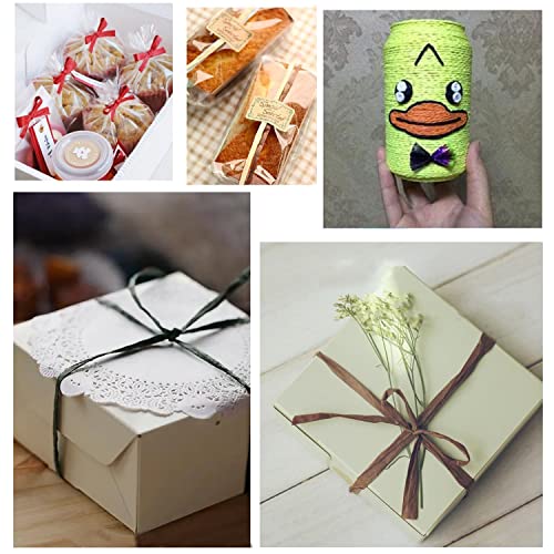 24 Rolls Raffia Ribbon,788 Feet Natural Raffia Paper Ribbon Strings,Raffia Twine String For Florist Bouquets,Gift Wrapping And Diy Decoration,12 Colors (Aaa) #TOP2