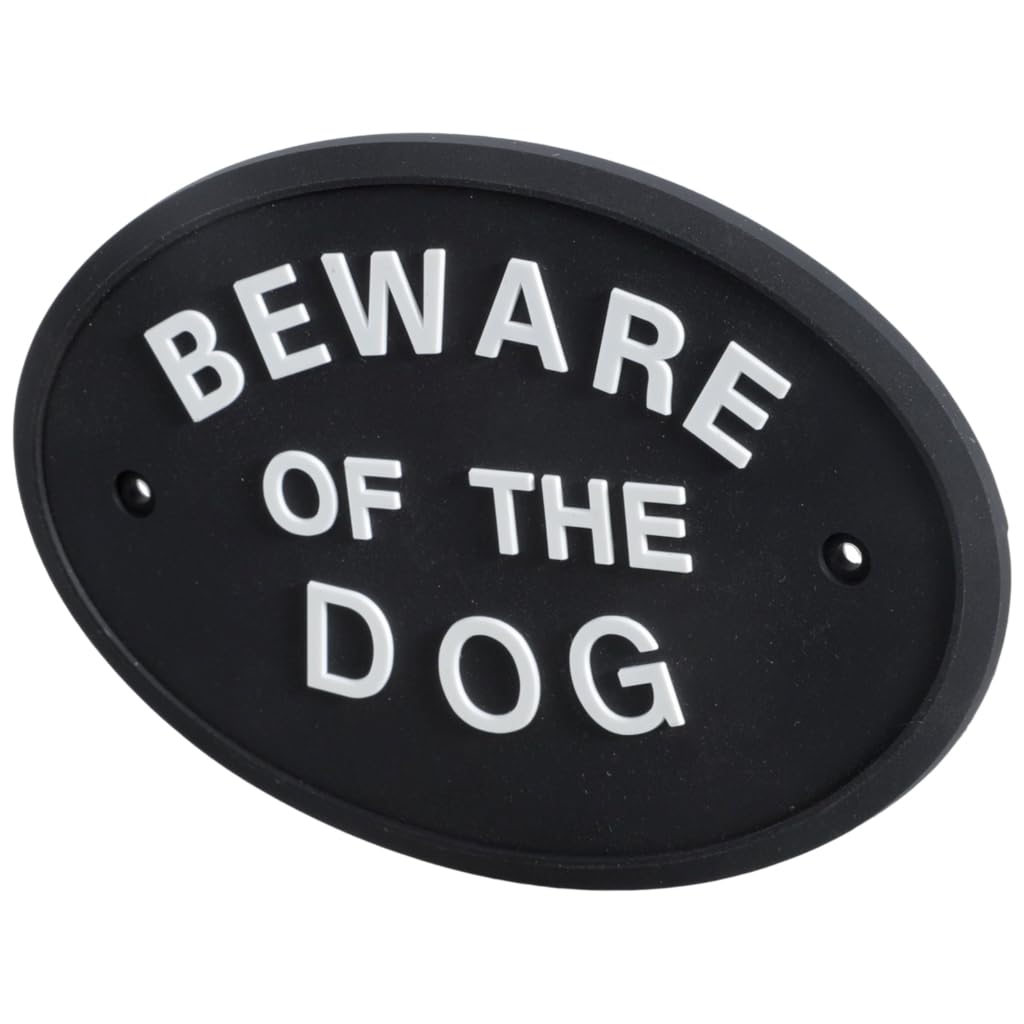 sodeber Outdoor Warning Signage Beware Of The Dog High Visibility Silicone Sign With Easy Installation For Gate &