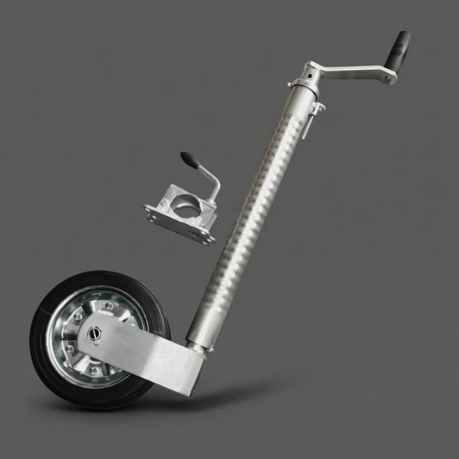 KESOTO Soporte de Rueda para Remolque Abrazadera Fijación Guía Gato Mejora la Estabilidad al y Mover con Control Ensamblaje Lateral Adecuado para Viajes Rutas Áreas de Servicio
