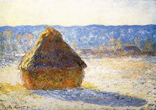 Meule, Effet de Neige le Matin, Claude Monet, 60 x 40 cm : Amazon