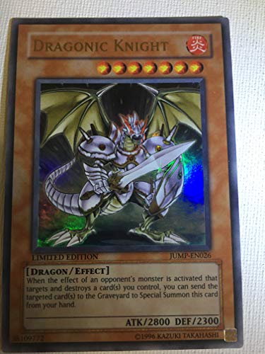 Yugioh Shonen Jump Promo Single Card Ultra Rare Dragonic Knight Jump-En026 #TOP25
