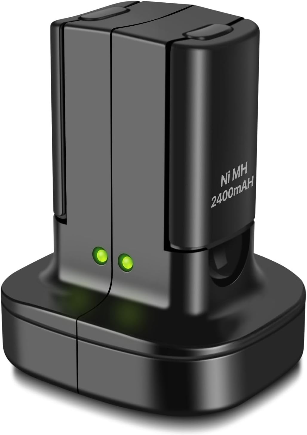 TNP Rechargeable Battery 2-Pack Compatible with Xbox 360 Controller Battery Pack NiMH 500 mAh with Dual Charging Station for Xbox 360 Controller Wireless