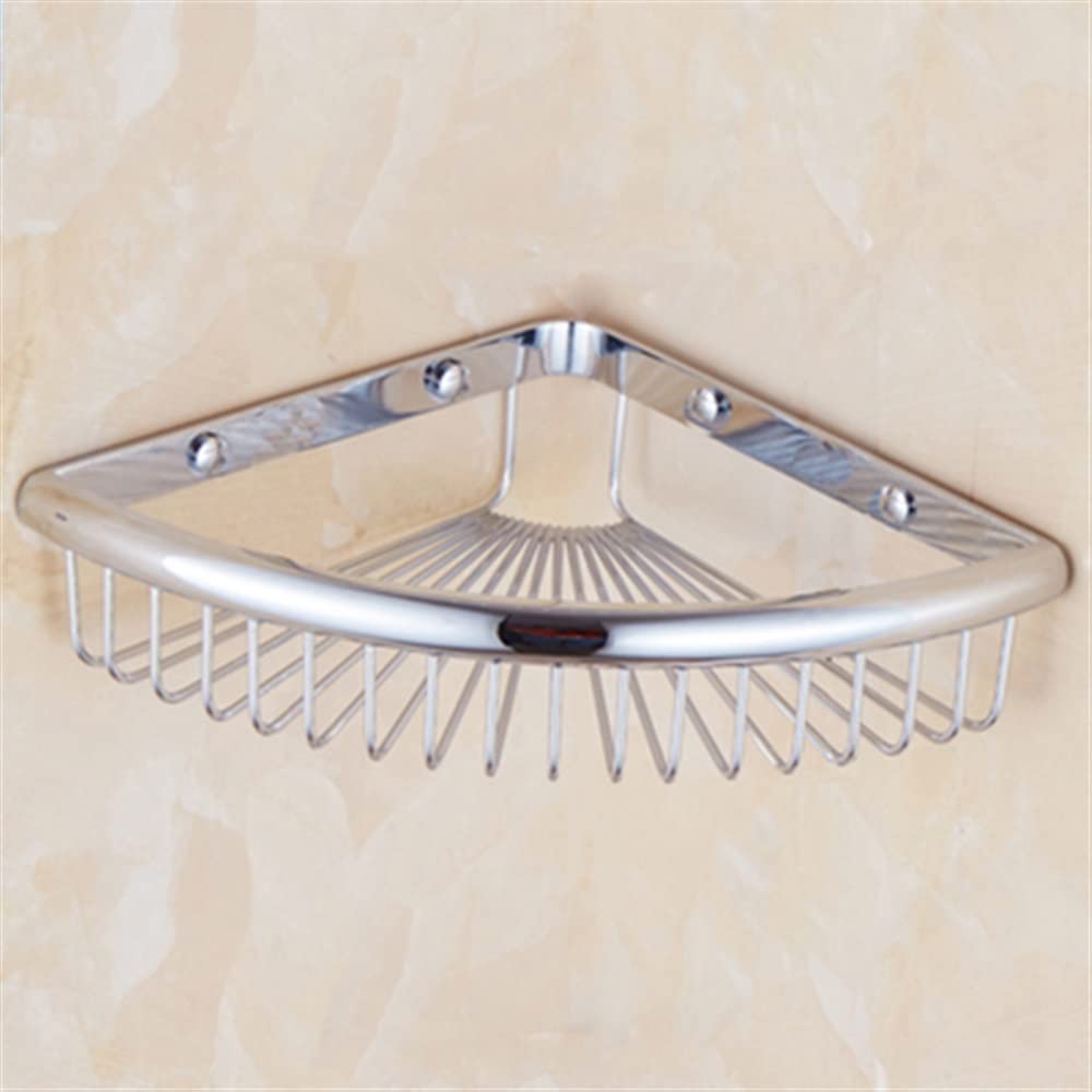Ruiseawing Corner Shower Caddy Floating Shelves Bathroom Shelfs Crystal Brass Storage Rack Shampoo Holder Bathroom Accessories Wall Mounted
