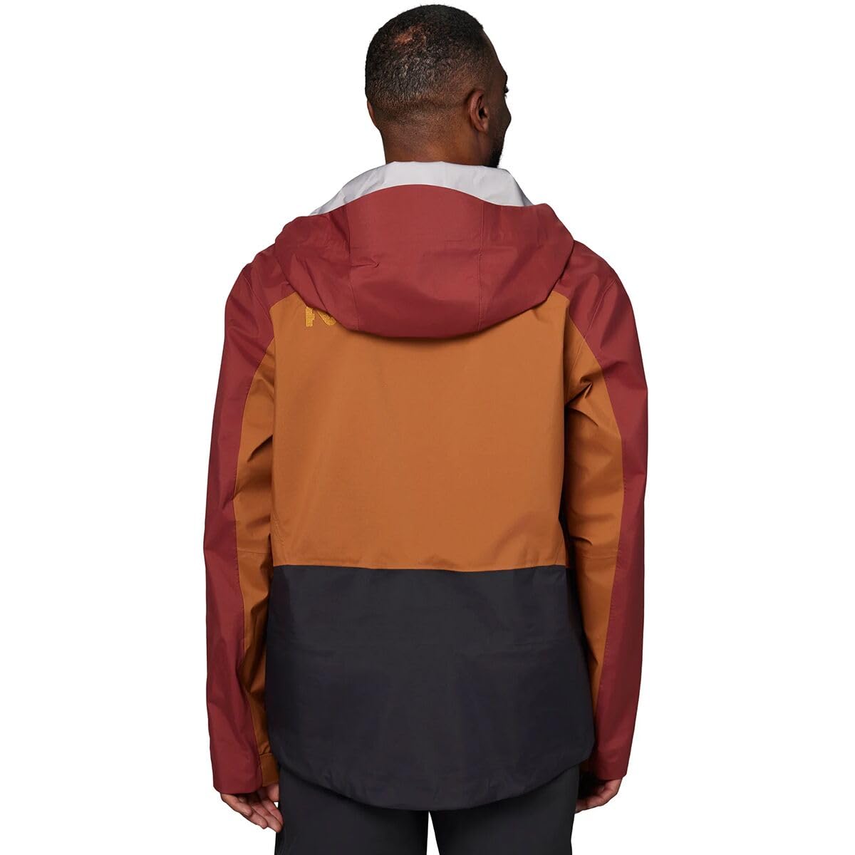 Flylow Men's Lab Coat Waterproof Breathable Ski & Snowboard Jacket - Redwood/Copper/Black - Small
