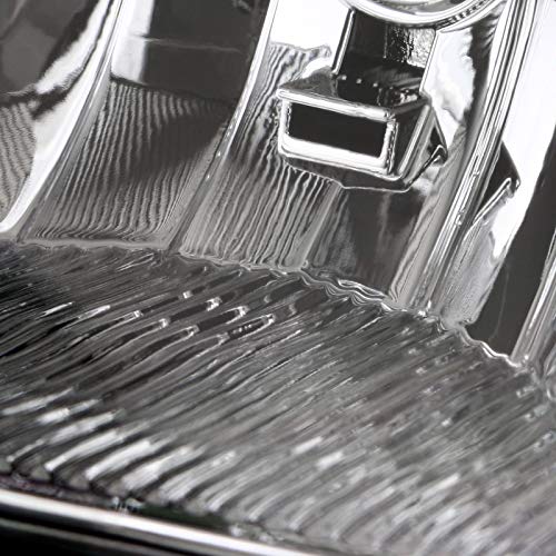 Carpartsinnovate Fits 03-06 Chevy Silverado Avalanche Clear Lens Fog Lights Driving Bumper Lamps+Bulbs