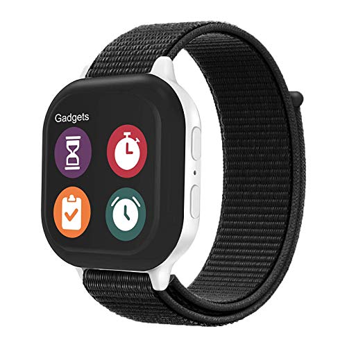 OWKEY Kids Band Replacement Compatible with Gizmo Watch 3 2 1/ Gabb Watch 3 2 1, Breathable Hook & Loop Nylon Watch Bands with 20mm Quick Release Pins