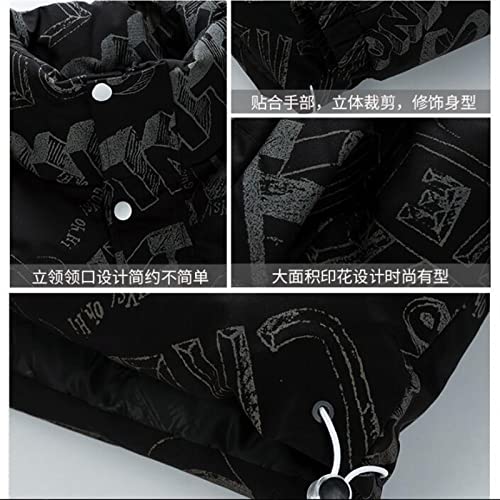 TIYRUS Jaqueta de algodão masculina outono inverno roupas espessamento inverno curto algodão grandes