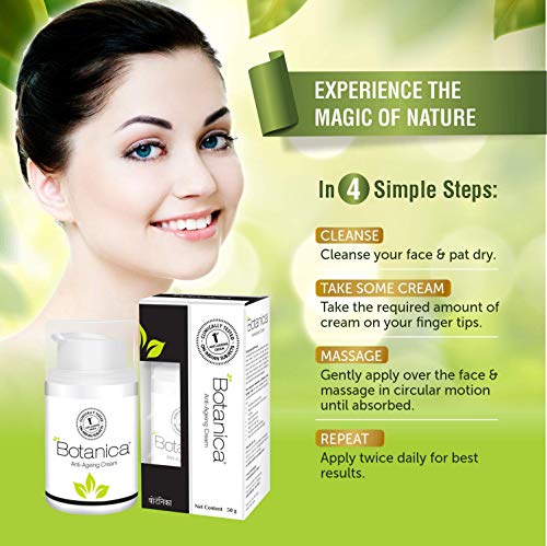 Image of Botanica Anti Ageing cream, Controls wrinkles and fine lines, Non Comedogenic, 50 gm