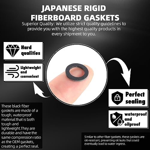 image for TonGass (24-Pack, Blue&Black) Replacement for Yamaha 90430-08020-00, 9