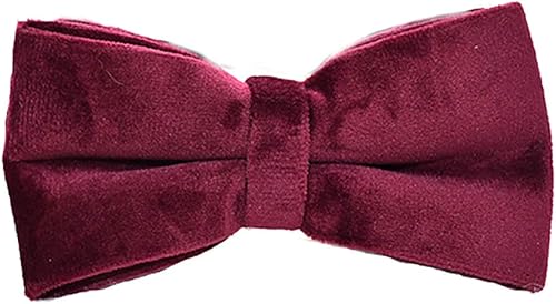 Miniatura 4 de Love Dream Collar de perro Bowtie, collares de terciopelo para perro con hebilla de metal desmontable con corbatín, collares ajustables suaves y