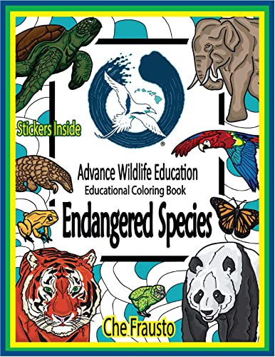 Endangered Species: Wildlife Educational Coloring Book