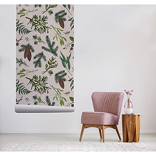 Fotomurale impermeable Magic-Stick bosque beige papel pintado autoadhesivo lavable 5