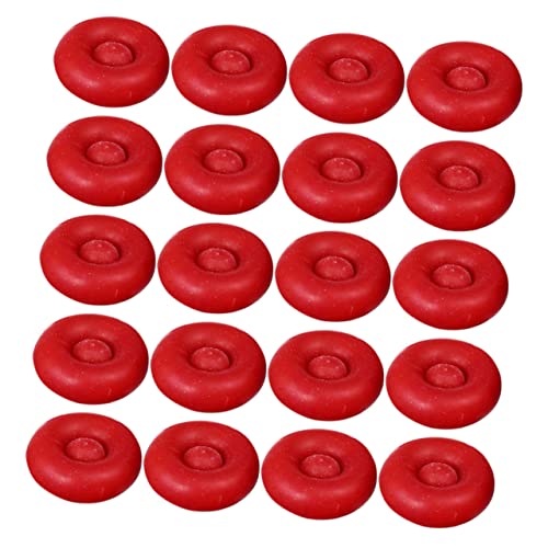 OSALADI 100 Pcs caulk saving caps Sealants Plastic buckets pointed mouth caulk caps protective case red caulk saver Glass emulsion glass glue sealing cap caulk