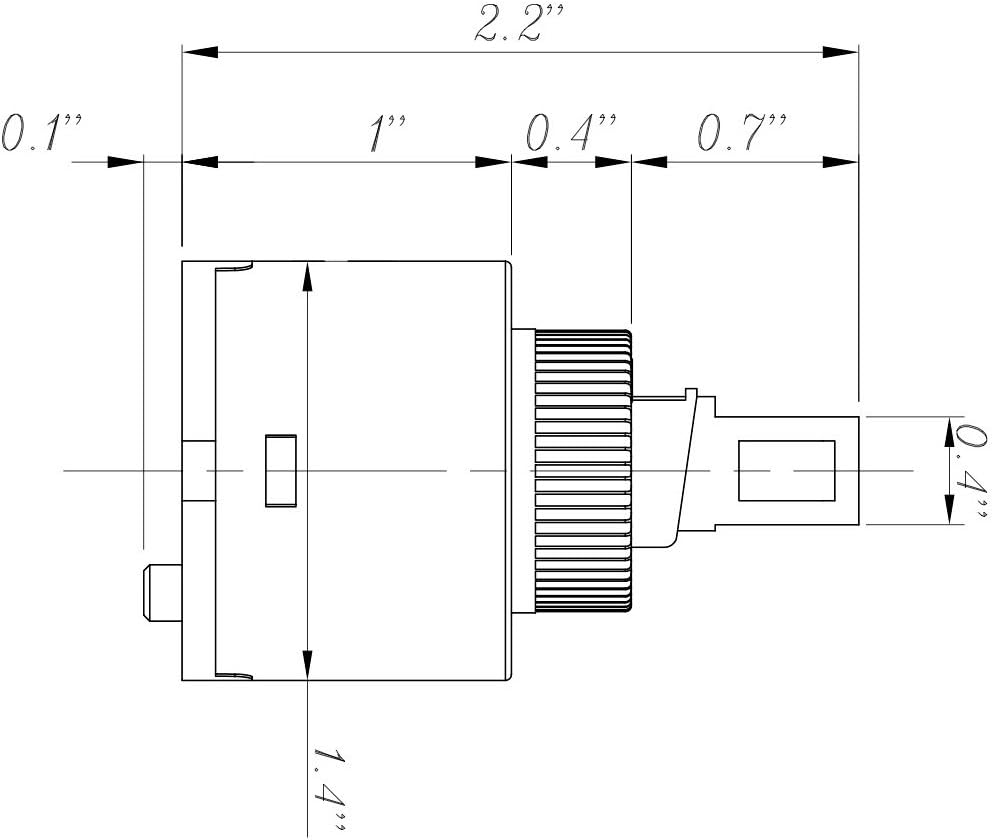Dura Faucet DF-RK600 RV Ceramic Disc Cartridge Replacement for Faucets DF-NMK508 and DF-NMK861
