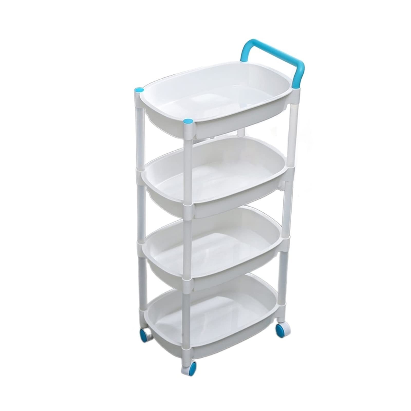 Gabinetes de almacenamiento de cocina JATIBOSH carro móvil de plástico de varias capas