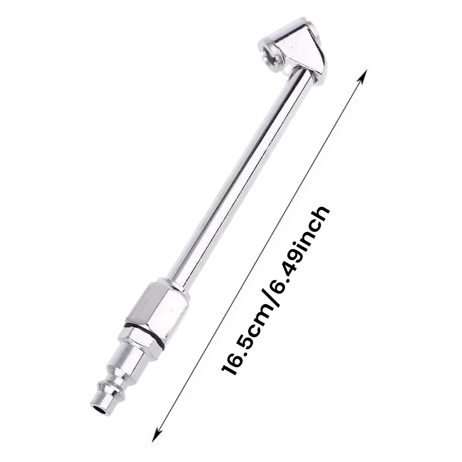 Reifenfutter – Doppelkopf-Luftfutter, Reifenfülldüse, Schnellsteck-Luftventil-Manometer Für Auto, LKW, Motorrad, Fahrrad | Reparatur, Garage, Haus, Teile, Waschmaschine, Werkstatt, Automechaniker, Ser