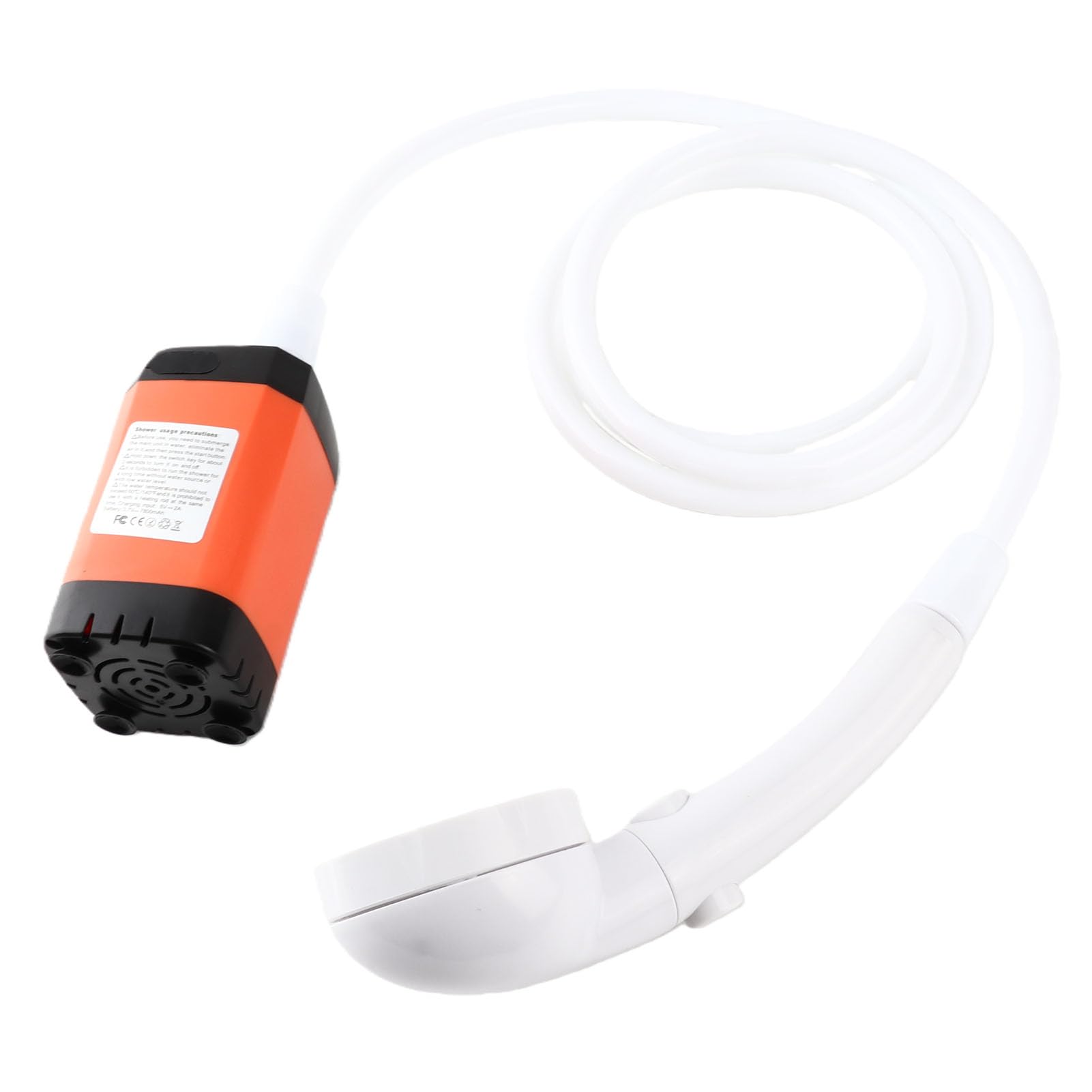 Alomejor Doccia Portatile Ricaricabile con Display Temperatura, Shower