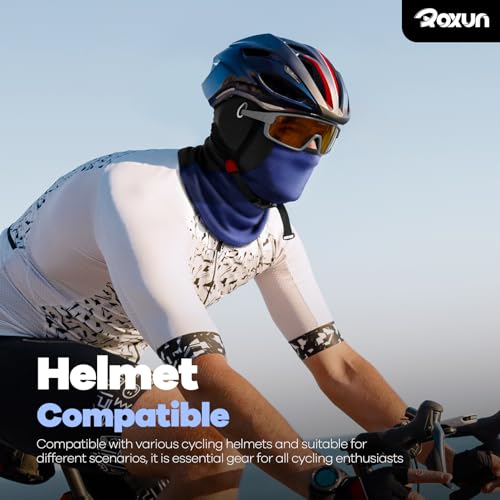 Image of ROXUN Balaclava Cycling Face Mask, Summer Cooling Ice Silk Mesh Moto Sun Protection Ski for Men Women