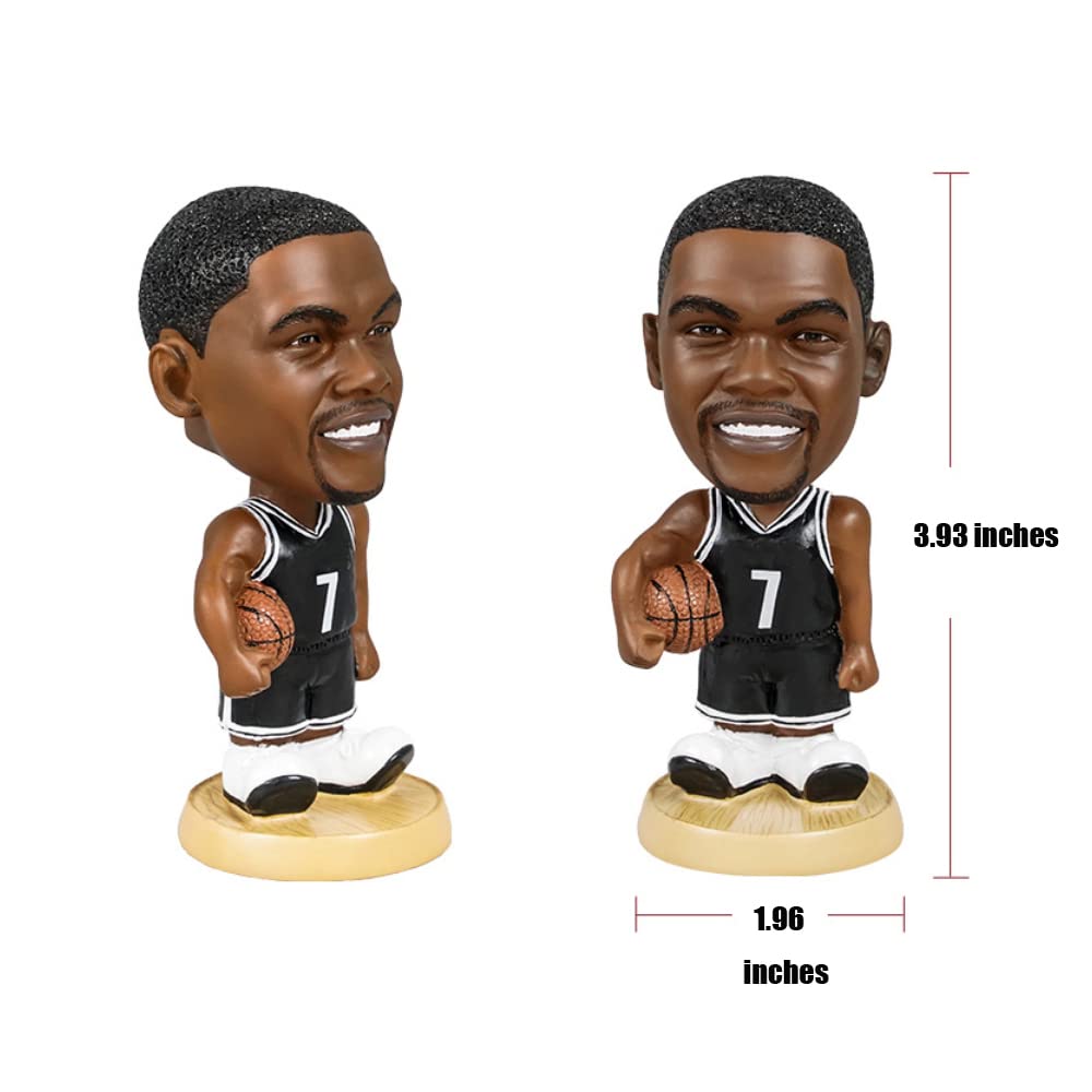 Joueur de Basket Star secouant la tête décoration de Voiture Fans Personnage modèle Figurine Ornements Bureau Ornement pour Petit ami Petite Amie étudiant Cadeau (Irving)