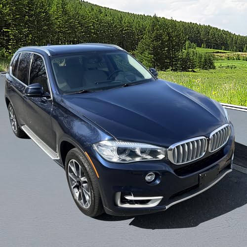 Estribos Aluminio Plata y Negro para BMW X5 F15 2014-2018 miniatura 2