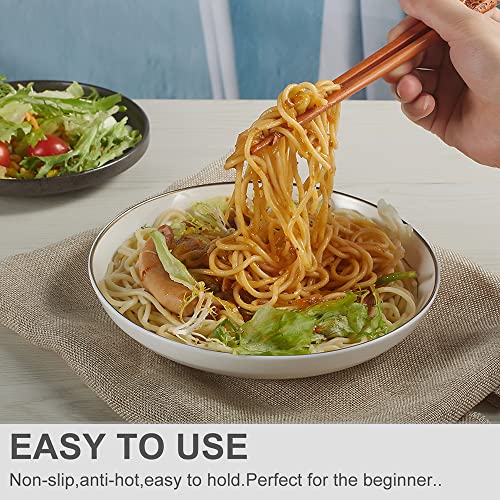 image for ZOMCHAIN Chopstick Reusable Chinese style Chopsticks with Holder and C