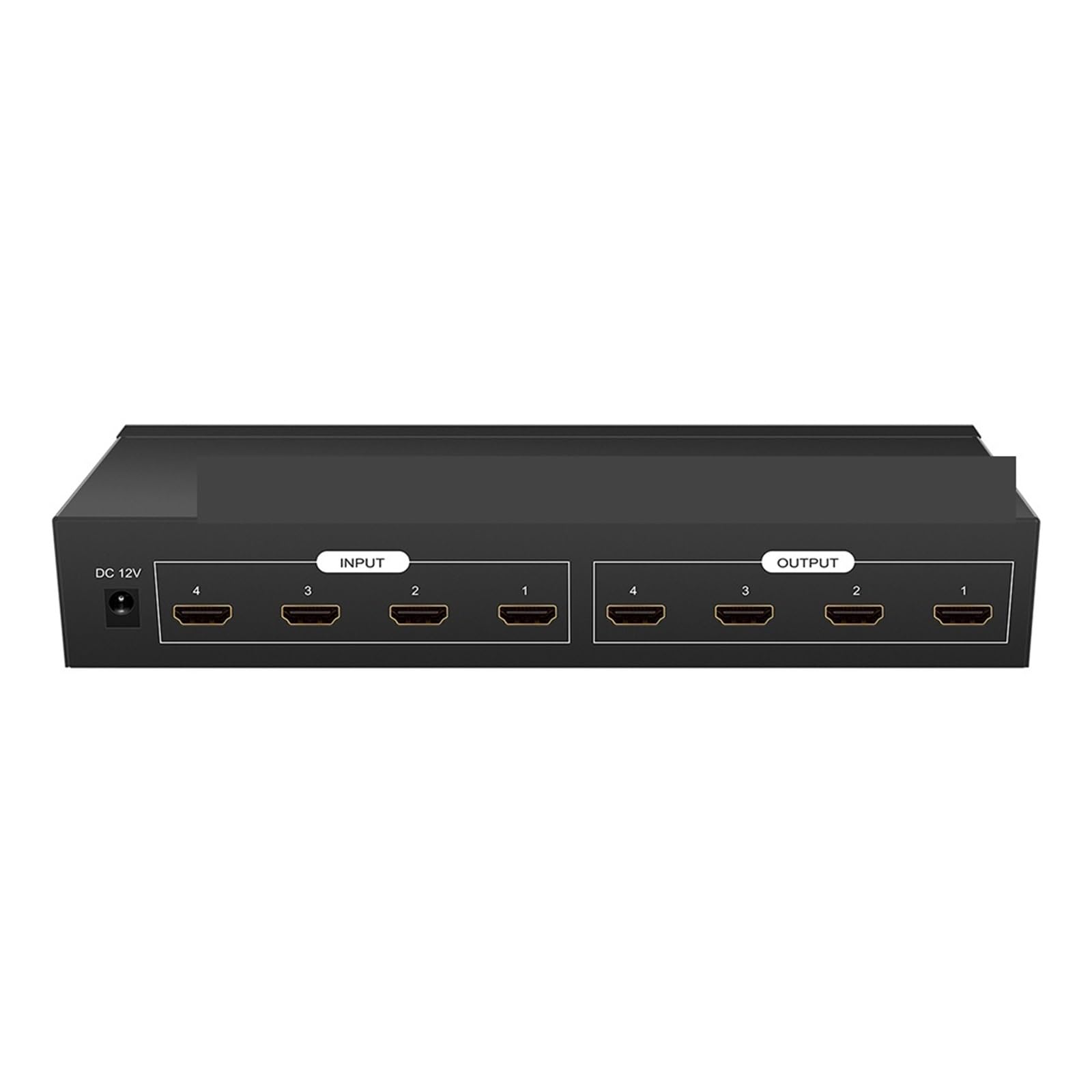 Video Switcher Switch matrice HMI 4x4 4 ingressi 4 uscite 4K@30Hz Switcher con montaggio su rack e supporto convertitore splitter 4Kx2K@30HZ Trasmissione veloce e stabile