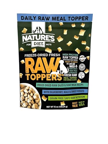 Nature's Diet® Free Freeze-Dried Raw Food Topper for Dogs & Cats ...