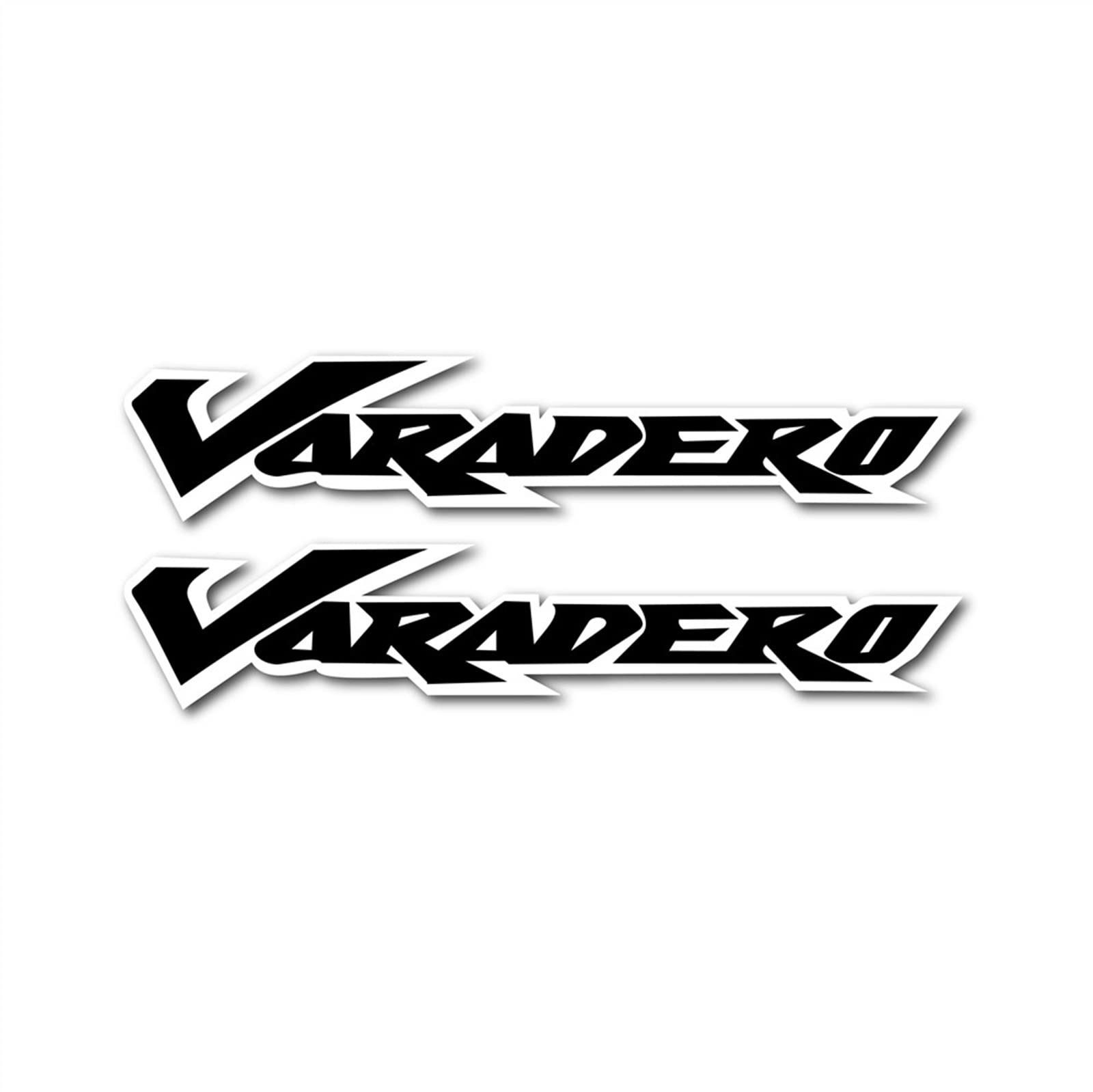 FLYIFE per H&Onda Varadero 125 1000 Moto Bicicletta Adesivo Impermeabile Riflettente Serbatoio Bagaglio Casco Logo Moto Sticker Accessori (Color : Reflective Yellow