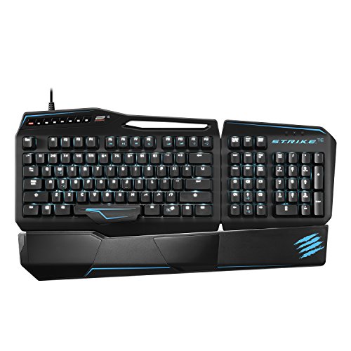 Mad Catz S.T.R.I.K.E.TE mechanisches Gaming Tastatur (QWERTZ, USB) für PC matt schwarz