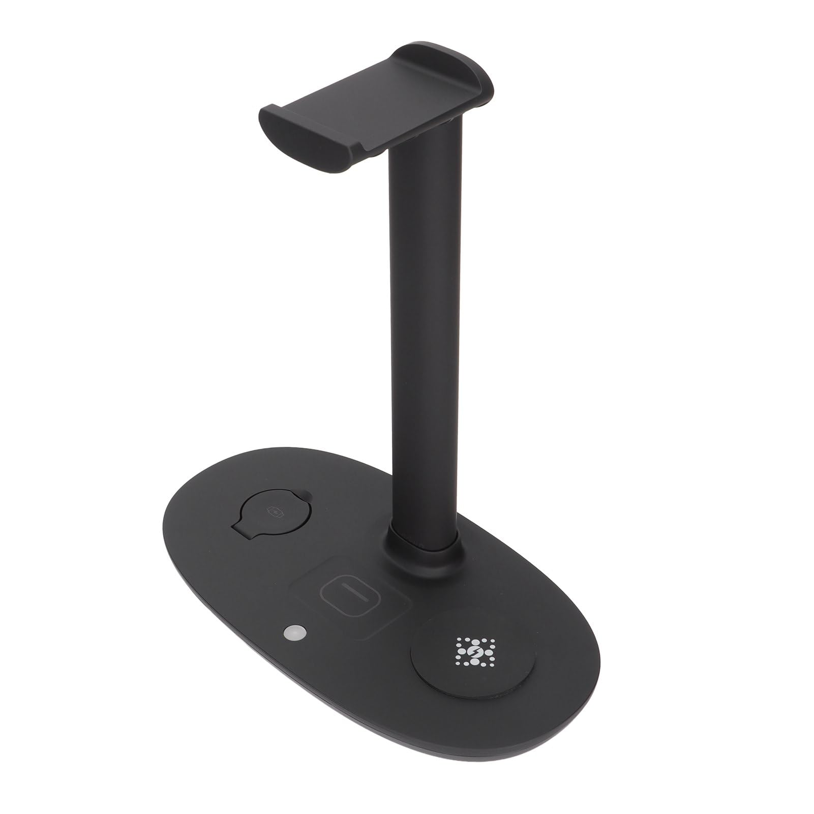 Supporto per Cuffie Supporto per Caricabatterie Wireless 4 in 1 Standard QI Gancio di Ricarica Wireless Rapido Stazione di Ricarica Dock con Supporto per Cuffie
