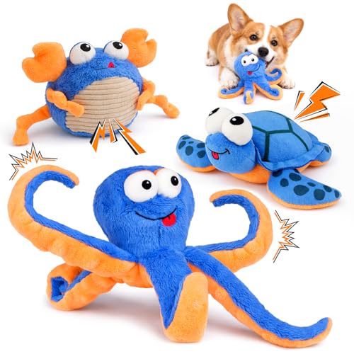 Set de 3 Juguetes Squeaky para Perros Pequeños y Medianos