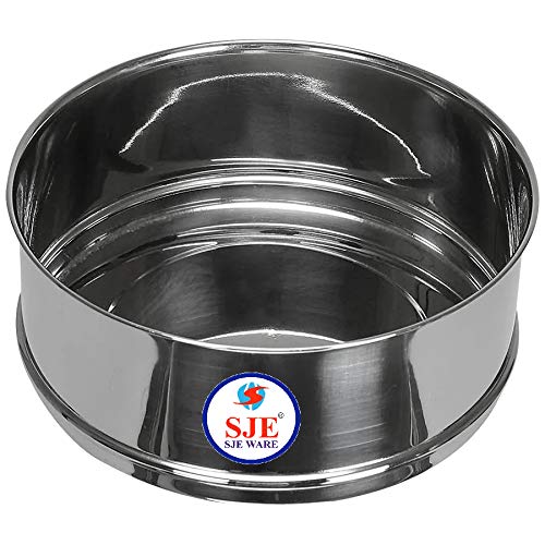 Buy 100 Stainless Steel Puri DabbaStorage ContainerFlat Canisters