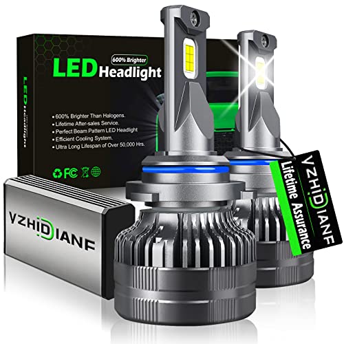 YZHIDIANF Premium 22000LM 9012/HIR2 Led Bulbs, Led Headlight Bulbs 120W Super Bright 6500k Cool White ,Plug and Play (2Pack)
