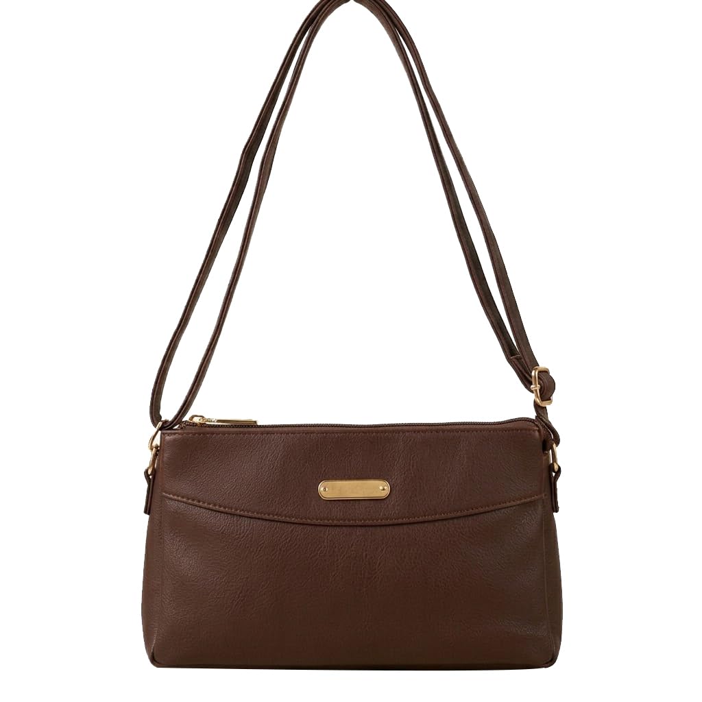 Women’s Classic Crossbody Bag – Vintage Olive Green Messenger Handbag-picture-52