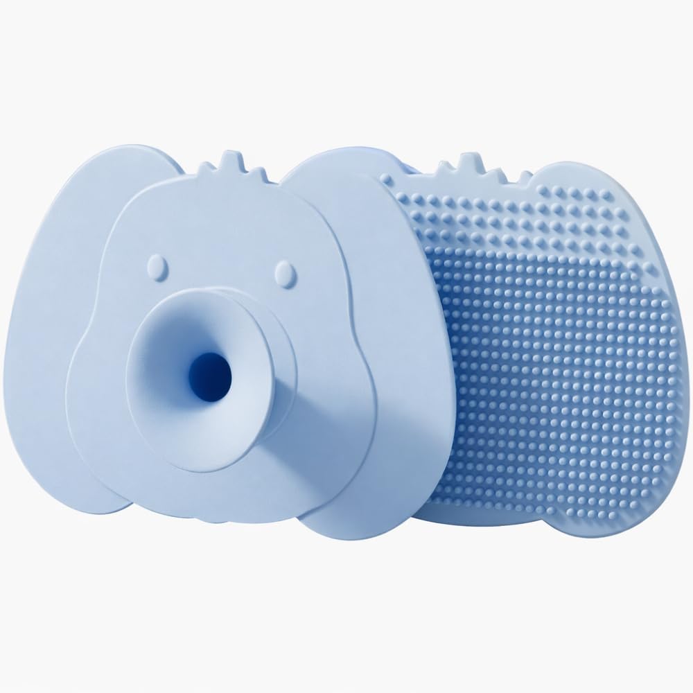Baby Silicone Bath Brush for Cradle Cap & Eczema – Soft Food-Grade Scalp Massager & Shampoo Scrubber for Newborns & Toddlers, Gentle Exfoliating Baby Head Brush-image-14