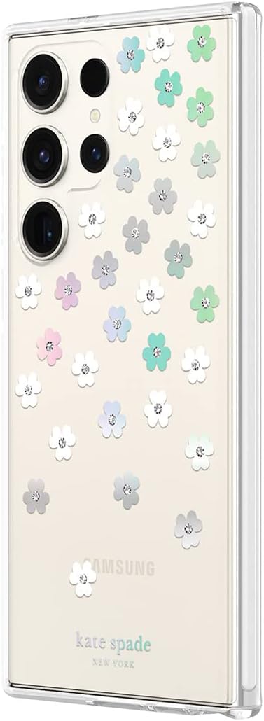 Kate Spade New York Defensive Hardshell Case Compatible with Samsung Galaxy S23 Ultra - Iridescent