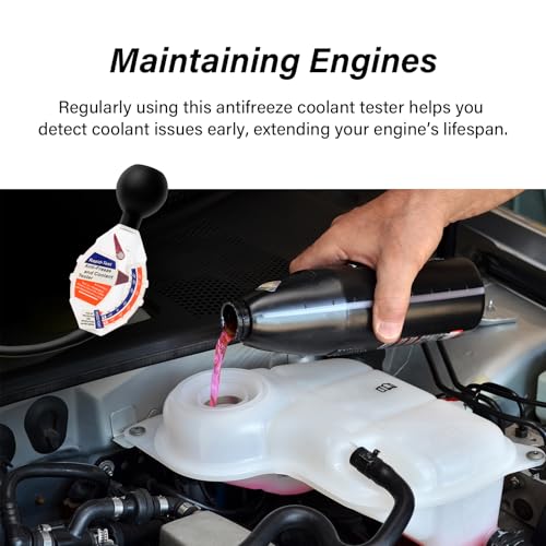 Image of 2PCS Professional Antifreeze Tester Automotive,Accurate Antifreeze Coolant Tester for Understanding The State of Coolant,Dial Type Anti Freeze Checker Universal Car Tool (2PCS)
