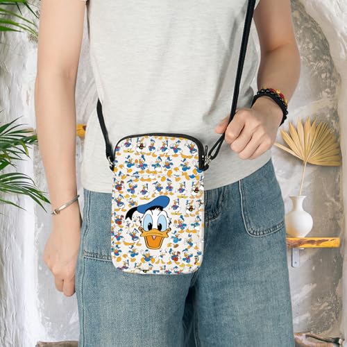 Image of KEYCHIN Funny Duck Crossbody Bag Duck Cartoon Lover Gifts Duck Fans Shoulder Bag Duck Cartoon Merchandise (Duck-CB)