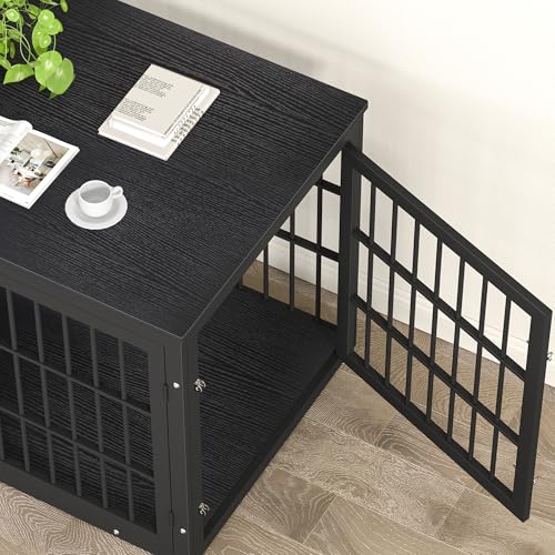image for rehomerance 48 Inch Heavy Duty Dog Crate Furniture for Large Dogs, Dec